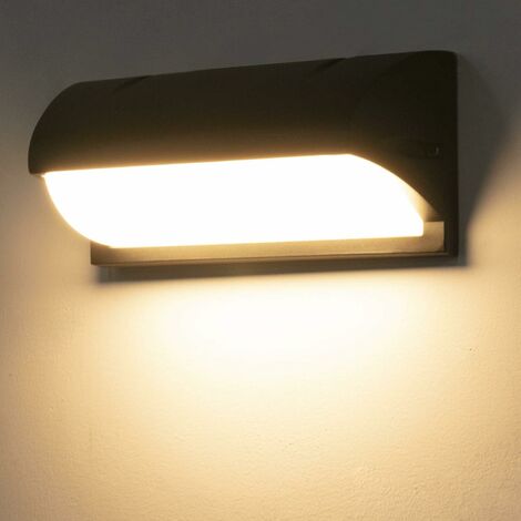 18W Lampada da parete a LED per interni/esterni Muro in Alluminio Applique IP65 