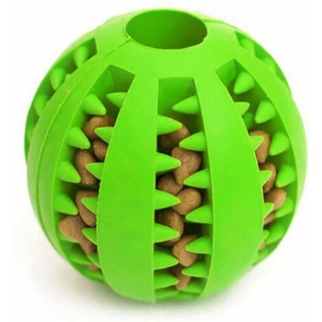 Cane palla giocattolo Cane trattare palla giocattolo non tossico Bite Resistente palla giocattolo per Companionship cani Pet Play Ball IQ Training Arancione