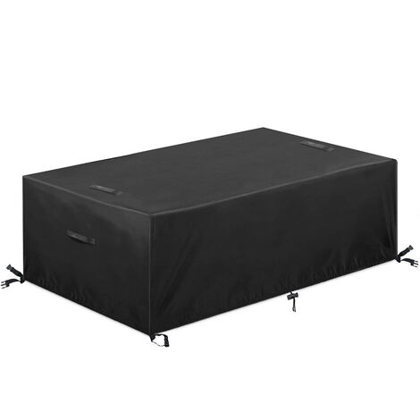 Telo impermeabile nero per mobili in 420D - 213 cm x 132 cm x 74 cm
