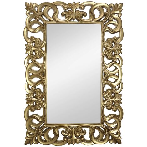 Espejo negro, espejo barroco redondo, espejos redondos grandes