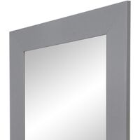 Espejo de pared gris perla 65x85 cm. Mod. MDF8. Espejo de Pared Fabricado  en España- Varios