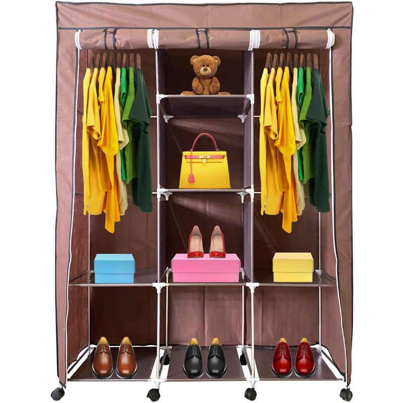 China DIY plegable de tela modernos dormitorios de madera armario armario  Armario de almacenamiento de ropa de tela armario portátil para niños -  China Armario ropero, almacenamiento