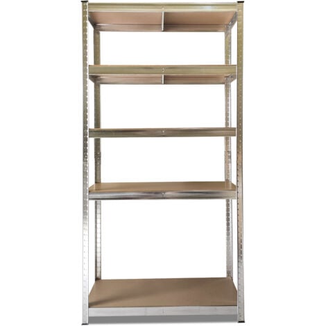 Estantería Metálica Galvanizada Nyana 875kg 5 Baldas 180x90x40cm