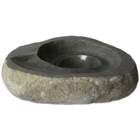 Vasque à poser en pierre de rivière Tourbillo 50