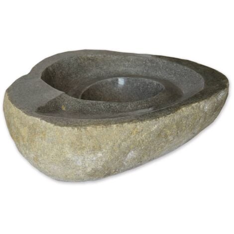 Vasque à poser en pierre de rivière Tourbillo 40