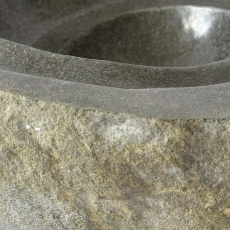 Vasque à poser en pierre de rivière Tourbillo 40
