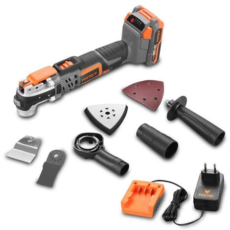 Utensile Multifunzione TROTEC PMTS 01-12V Con 51 Accessori - Batteria 12V, 7 Livelli Di Velocità, Per Lavori Di Precisione