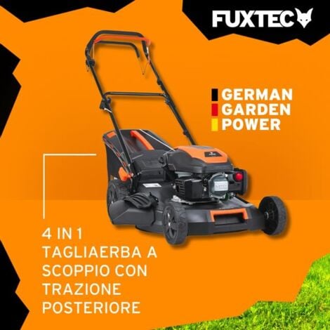 Tagliaerba a scoppio semovente FUXTEC RM5170 tosaerba a benzina 170cc 51cm autotrazione e mulching