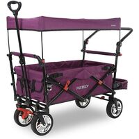 Carrello Pieghevole da giardino da spiaggia FUXTEC City CT500 anti UV  parasole GRIGIO