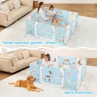 Parc Bebe Plastique Pilable 12 2 Panneaux Pour La Securite D Enfants Barriere Maison Interieur Parc Bebe Plastique Pilable 12 2 Panneaux Pour La Securite D Enfants Barriere Maison Interieur