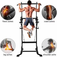 Multi Pull Up Adjustable Power Tower Workout Station