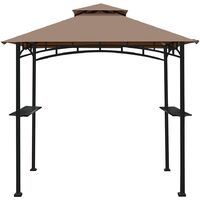 Double Tiered UV Resistant Grill Shelter with LED Light