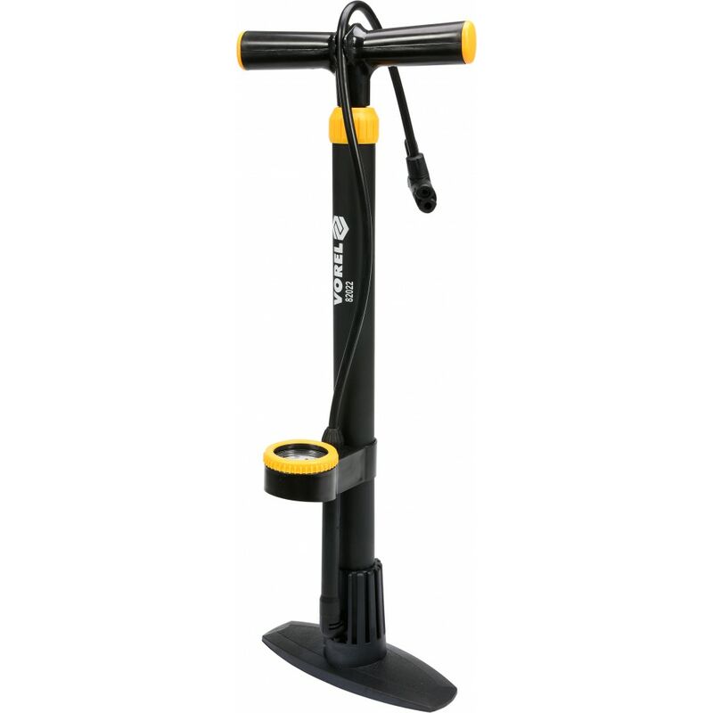 Fahrrad Standpumpe Luftpumpe Hochdruck mit Manometer für alle Ventile