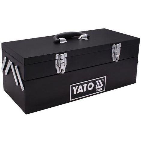 YATO YT-0884 Werkzeugkiste Werkzeugkoffer Werkzeugkasten Werkzeug Metall 460x200x180mm