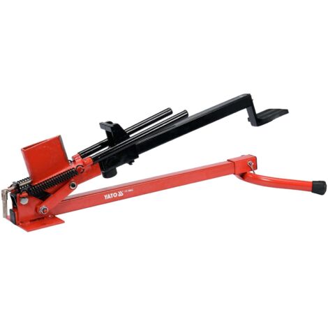 Profi Mechanischer Fuß Holzspalter Brennholz Holzklotz Spalter 1,2 Tonnen, liegende Ausführung, bis 430mm