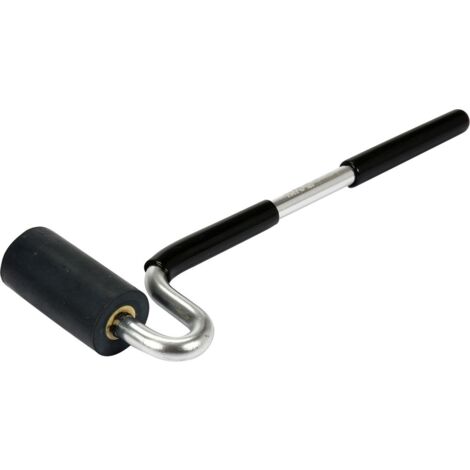 Andruckrolle Andruckwalze Andrückrolle Gummi Alu Eckroller Kantenroller Walze Länge 320 mm
