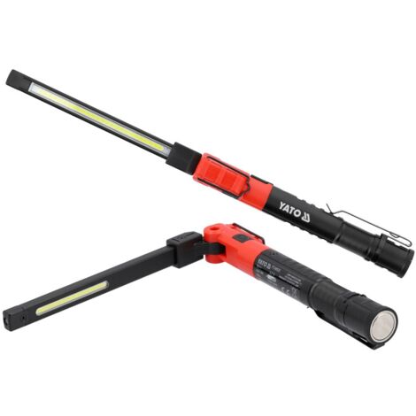 LED Faltbare Magnetische Werkstattlampe Taschenlampe 4in1 Arbeitsleuchte Akku USB-Werkstattlampe, Camping & Outdoor