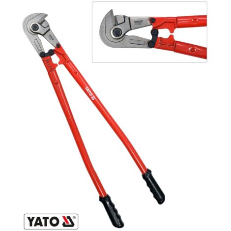 YATO Bolzenschneider 800 mm – CrV‑Stahl gehärtet, Ø 11 mm, Hebel‑Bewehrungsmatten Schneider