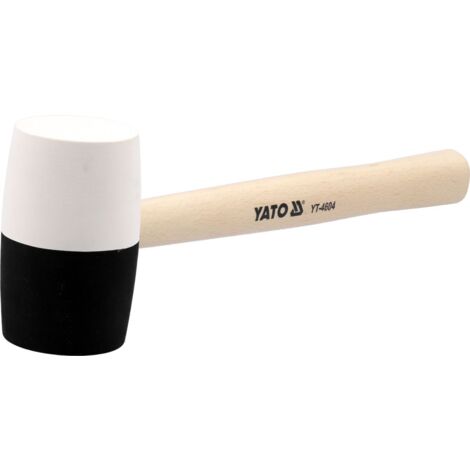 Gummihammer Schonhammer / Kunststoff-Hammer mit Holzstiel 780g +680g