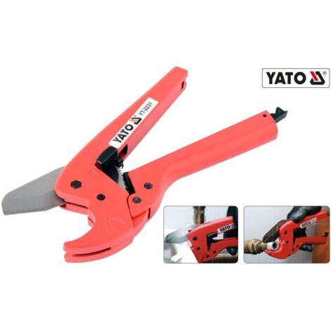 PVC-Rohrschneider – Manueller Rohrschneider Für Kunststoffrohre Bis 42 Mm (PVC, PPR, Gummi), Ideal Für Heimwerker Und Klempner