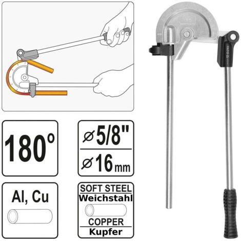 Rohrbieger Handrohrbieger Rohrbiegerzange Handbiegemaschine Rohrbiegegerät Ø 12, 14, 15, 16, 18 mm +Rohrbieger 16mm