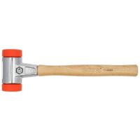 Yato Schonhammer Rückschlagfrei Ausbeulhammer Hammer Doppelseitiger Hammer Doppelkopfhammer +Ø 50mm / 830g (YT-45482)