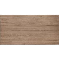 Cabecero de madera maciza en tono roble oscuro de 105x80cm