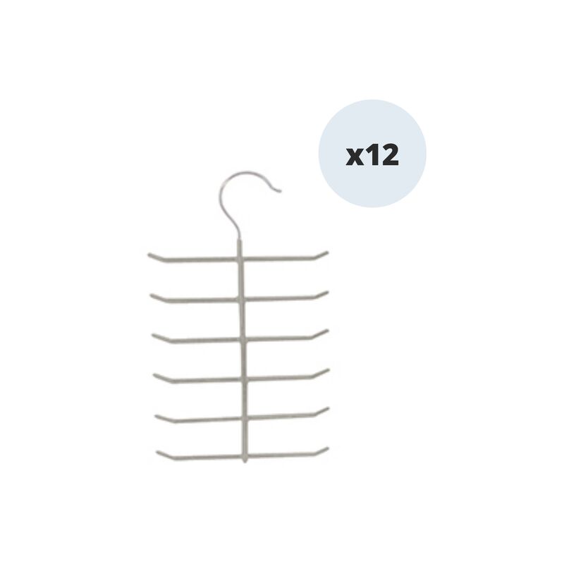 Msv Lot De Cintres En Acierplastifi Antiglisse Pour Cravates