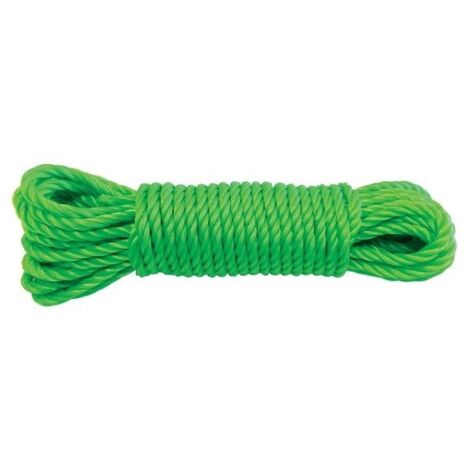 Corde à  Linge en Polypropylène 15M Vert MSV