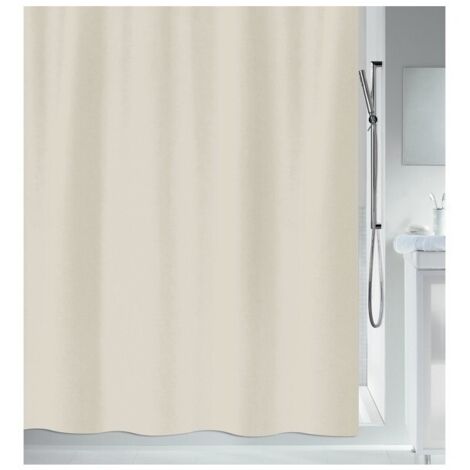 Rideau de douche Polyester ALTRO 180x200cm Beige Spirella (1/4)
