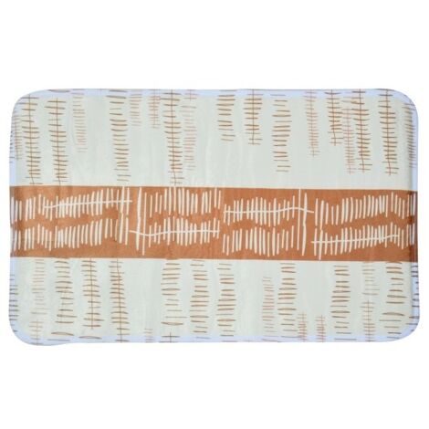 Tapis de Bain Maison de Famille 45x75cm Gris