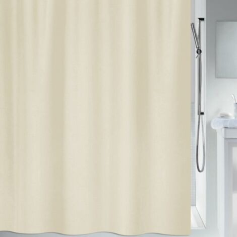Rideau de douche Polyester MAYA 240x180cm Beige Sable Spirella (1/5)