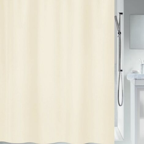 Rideau de douche Polyester PRIMO 120x200cm Beige Spirella (1/2)