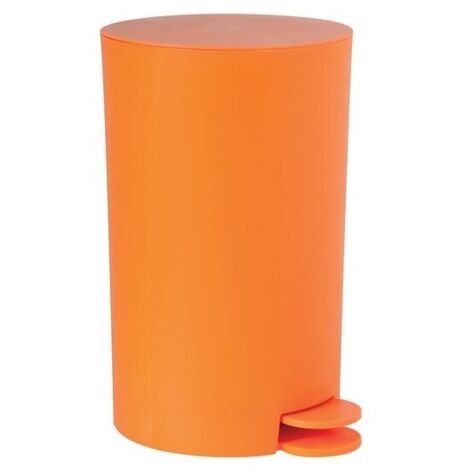 Poubelle à pédale OSAKI 3L Orange mat MSV