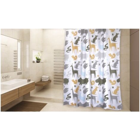 MSV Rideau de Douche Primeum Noe en Polyester 180x200cm