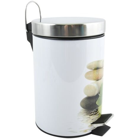 Poubelle à  pédale Inox 3L Lingga MSV