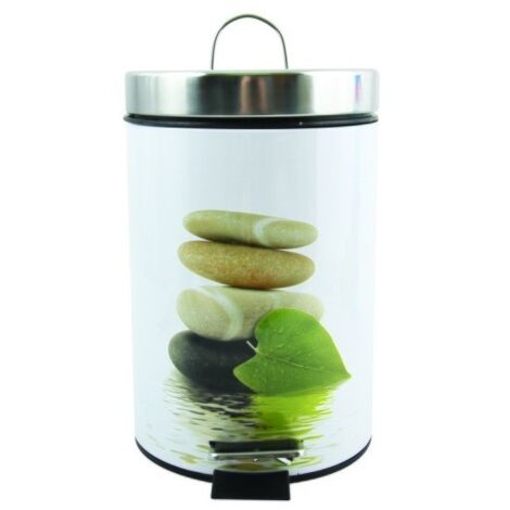 Poubelle à  pédale Inox 3L Lingga MSV