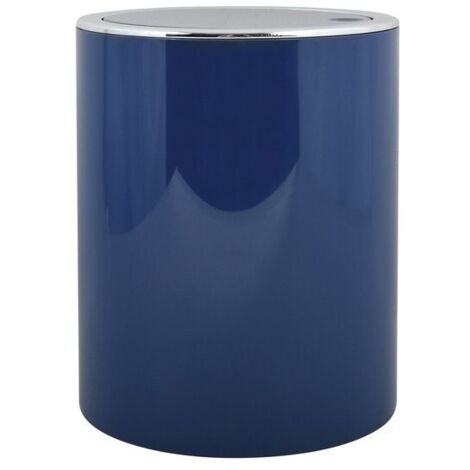 Poubelle à  bascule KAMAKA 6L Bleu Marine MSV