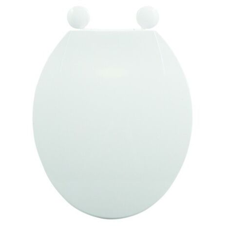 Abattant wc Blanc - Charnières PS MSV (1/5)