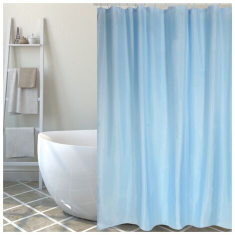 RIDEAU DE DOUCHE EN POLYESTER 180X200 CM PREMIUM SKY (1/3)