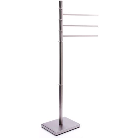 Porte Serviettes 3 branches Acier MILOS Inox MSV (1/5)