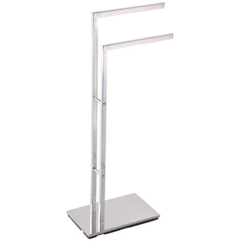 MSV Porte Serviettes 2 branches Acier SANTA CATARINA Chrome