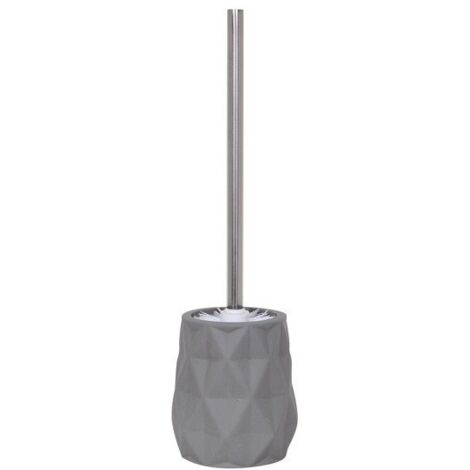 Brosse Wc avec support Céramique LOUXOR Gris MSV (1/3)