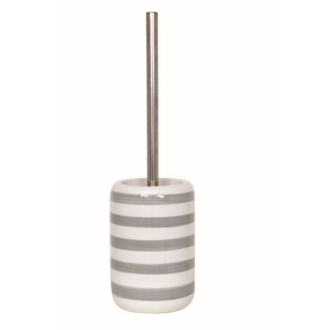 Brosse Wc avec support Céramique SEAUVILLE Gris MSV