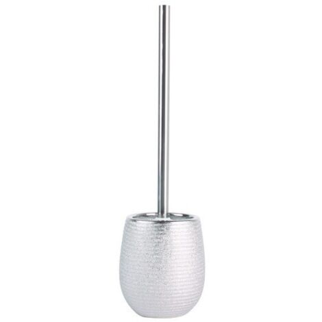 Brosse Wc avec support Céramique OMAN Argent MSV (1/3)