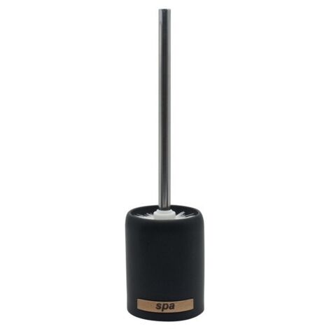 Brosse Wc avec support Céramique SPA Noir MSV (1/3)
