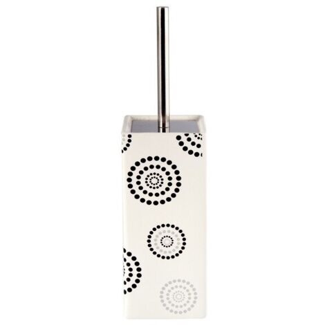 Brosse wc avec support Céramique DOTS à  Motifs MSV (1/2)