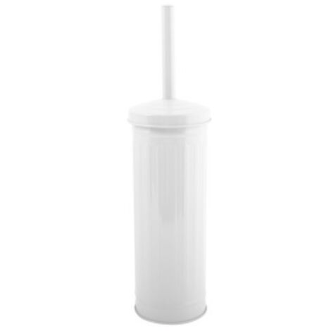 Brosse Wc avec support Acier HABANA Blanc MSV