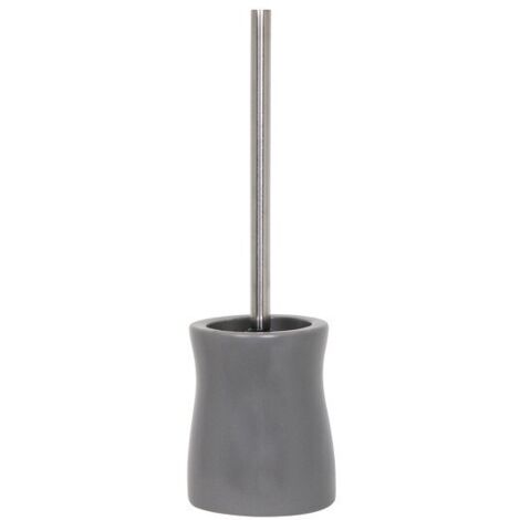 Brosse Wc avec support Céramique PALMA Taupe MSV (1/3)