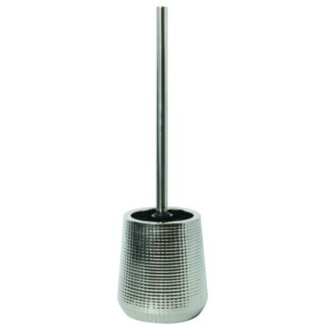Brosse wc avec support Céramique DALLAS Argenté MSV (1/3)